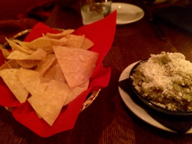 Guacamole with house made tortilla chips